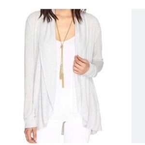 Lilly Pulitzer Cassine Open Cardigan Gray Size XS